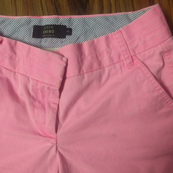 J CREW Pink Chino Shorts - Picture 4 of 6